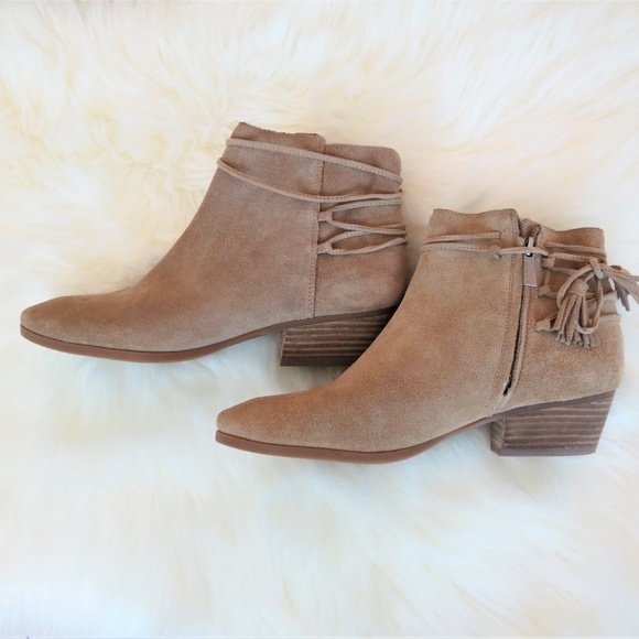 Vince Camuto Shoes - Vince Camuto Tan Suede Ankle Boots 9.5